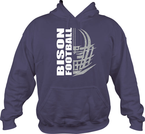 Bison Football Helmet Logo