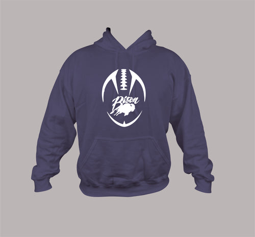 Bison Football with Logo